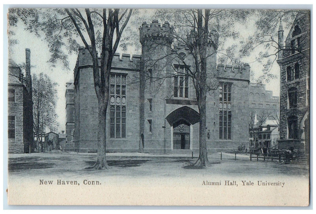 c1905 Alumni Hall Yale University New Haven Connecticut CT Postcard