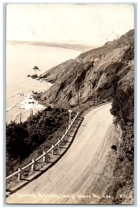 1936 Redwood Highway Canby Oregon OR RPPC Photo Posted Vintage Postcard