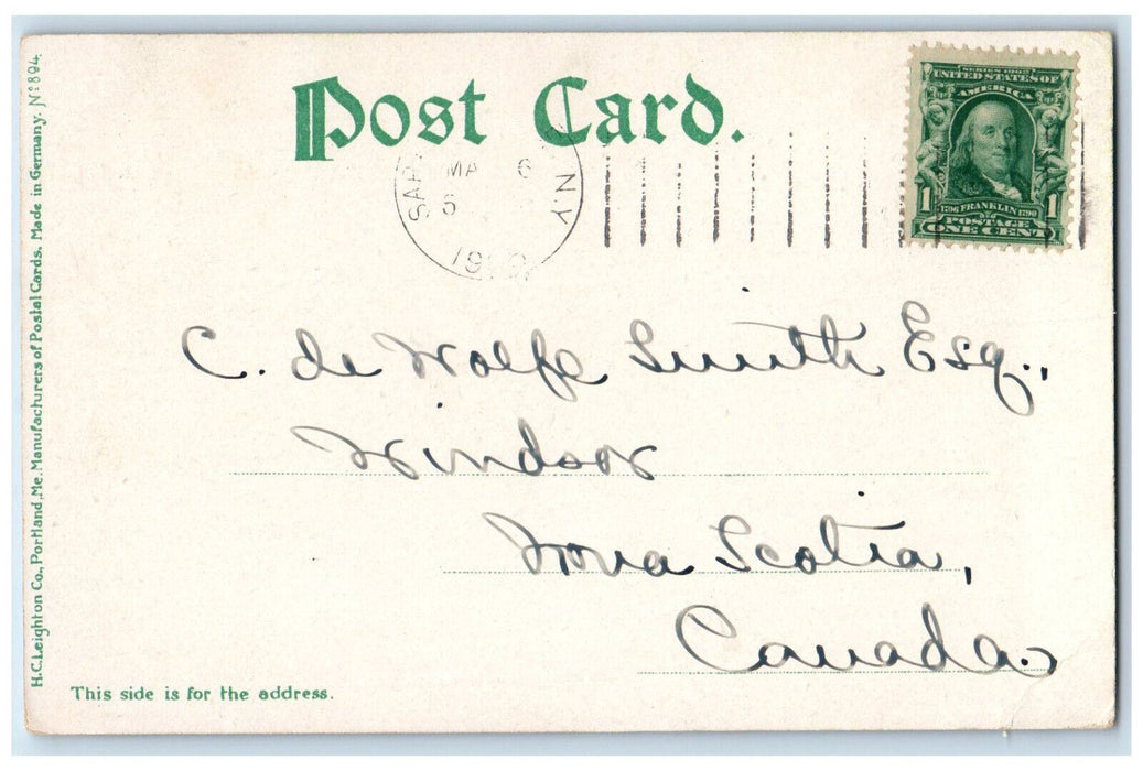 Wilmington Notch Brook Adirondack Mountains New York NY, Bridge Nature Postcard