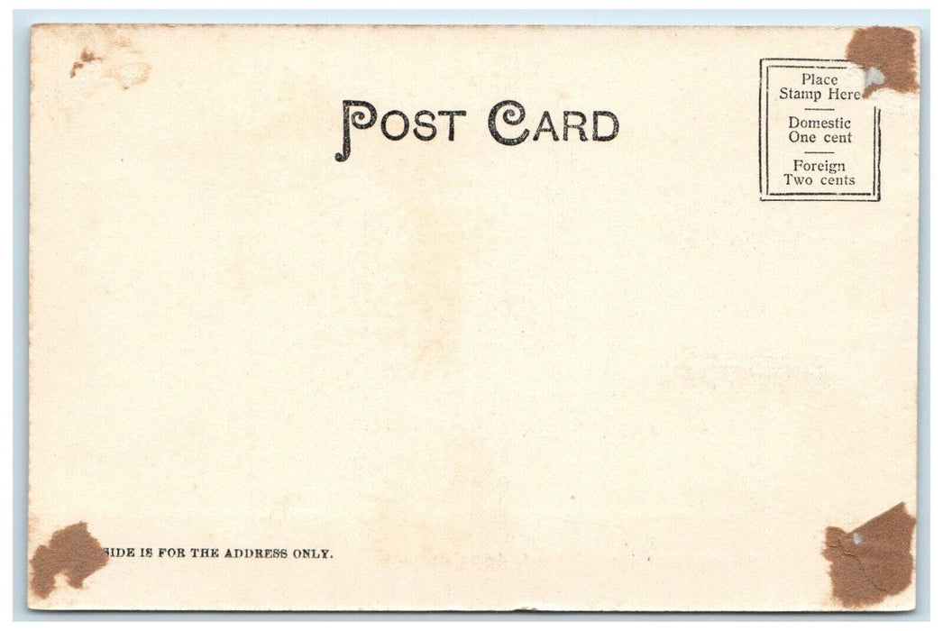 c1905 Rail-Road Arch Over Main Street Springfield Massachusetts MA Postcard
