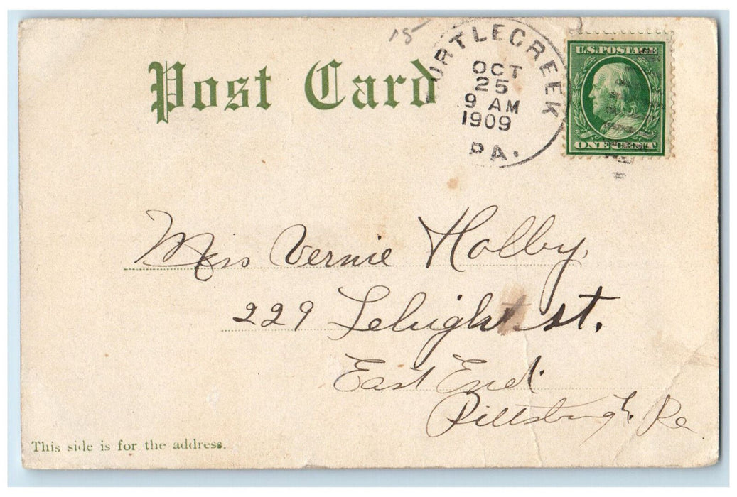 1909 Commonwealth Trust Company's Building Pittsburg PA Turtle Creek PA Postcard