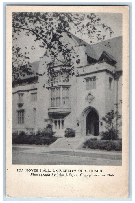 c1905 Ida Noyes Hall Univerrsity of Chicago, Chicago Illinois IL Postcard