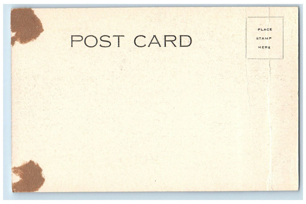 c1905 Holes in Fence Johnson Place Philadelphia Pennsylvania PA Postcard