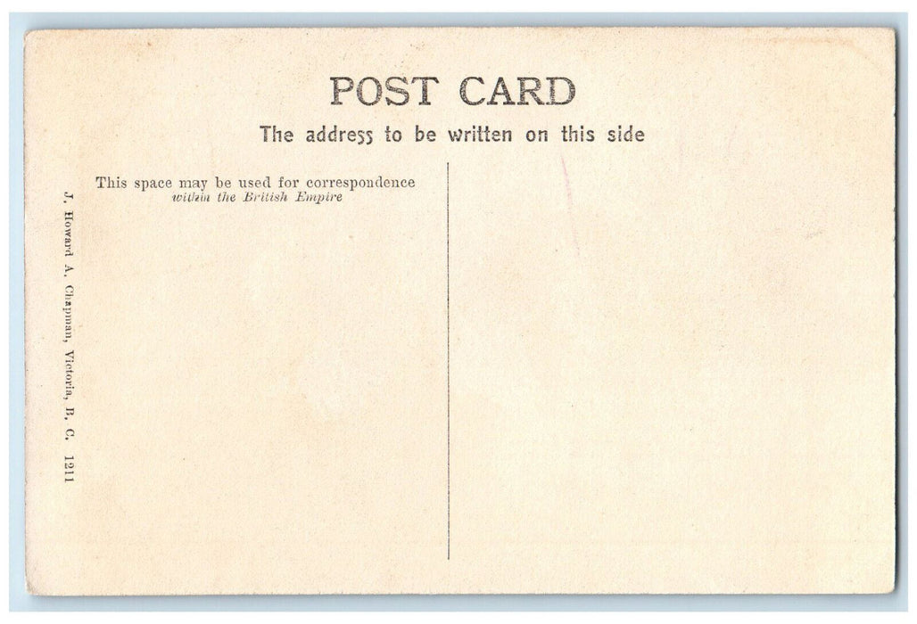 c1910 English Bay Vancouver Canada Unposted J. Howard A Chapman Postcard