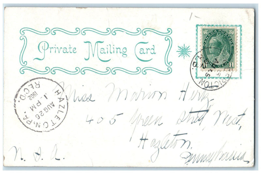 1902 Anglican Cathedral Fredericton New Brunswick Canada PMC Postcard