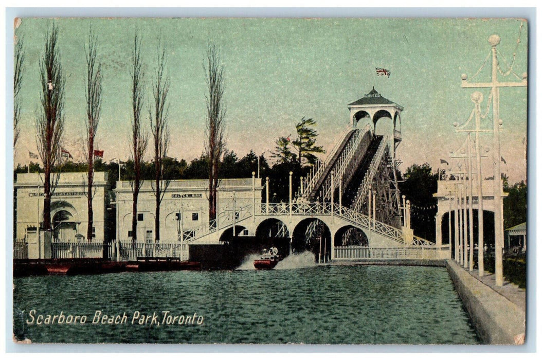 c1910 Scarboro Beach Park Toronto Ontario Canada Antique Posted Postcard