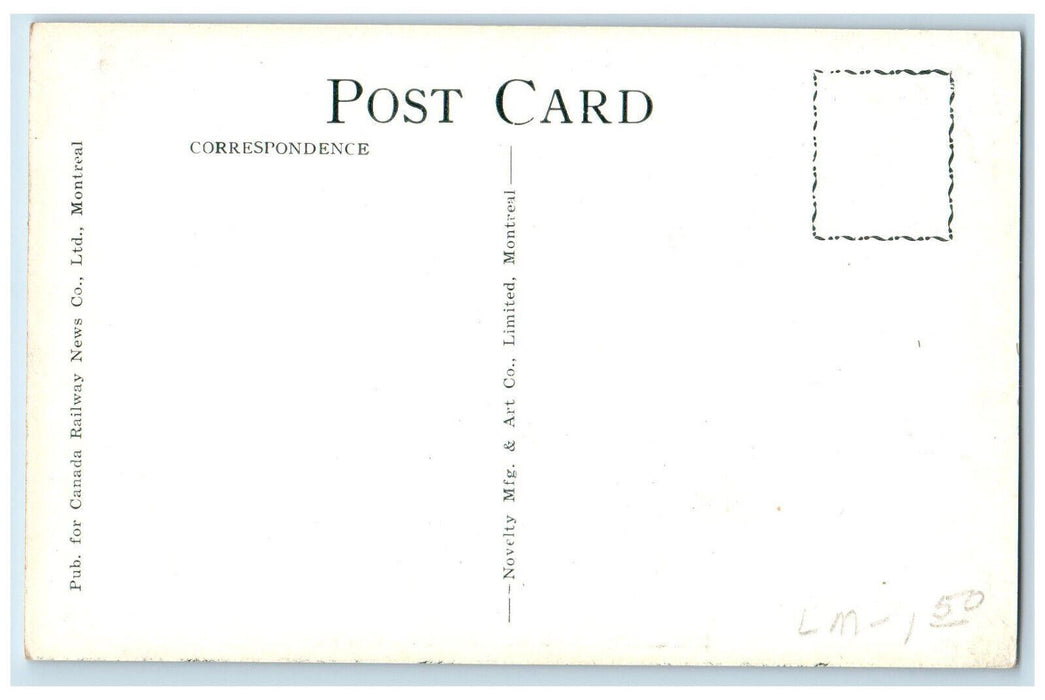 c1920's Lachine Rapids St. Lawrence River Canada Antique Unposted Postcard