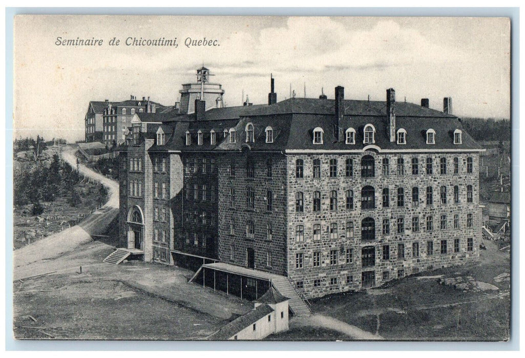 c1910 Seminaire De Chicoutimi Quebec Canada Antique Unposted Postcard