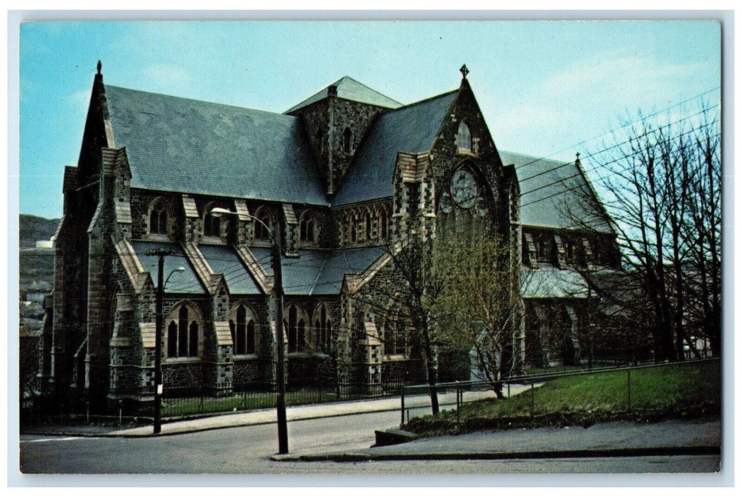 c1950's Anglican Cathedral of St. John the Baptist Newfoundland Canada Postcard