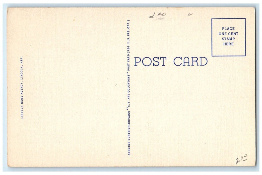 c1930's Coliseum University Of Nebraska Lincoln NE, Unposted Vintage Postcard
