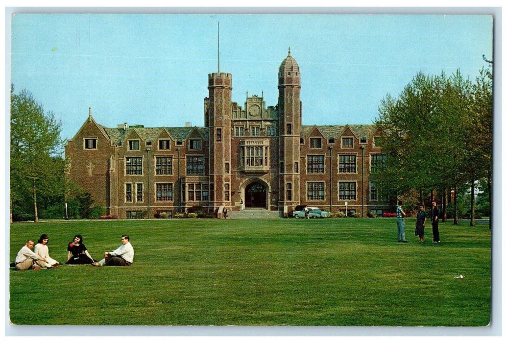 Main Building Wagner College Grymes Hill Staten Island New York NY Postcard