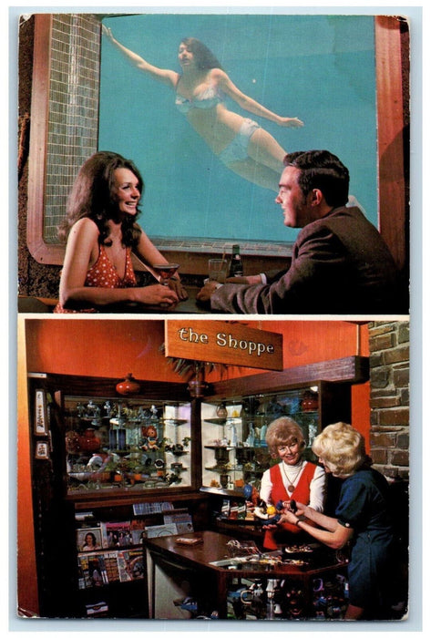 1974 Valhalla Inn Toronto Ontario Canada Multiview Vintage Swim Show Postcard