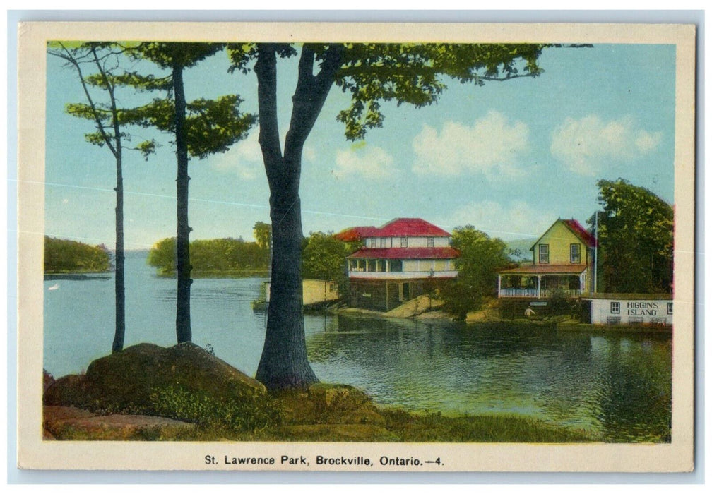 c1950's St. Lawrence Park Brockville Ontario Canada Vintage Unposted Postcard