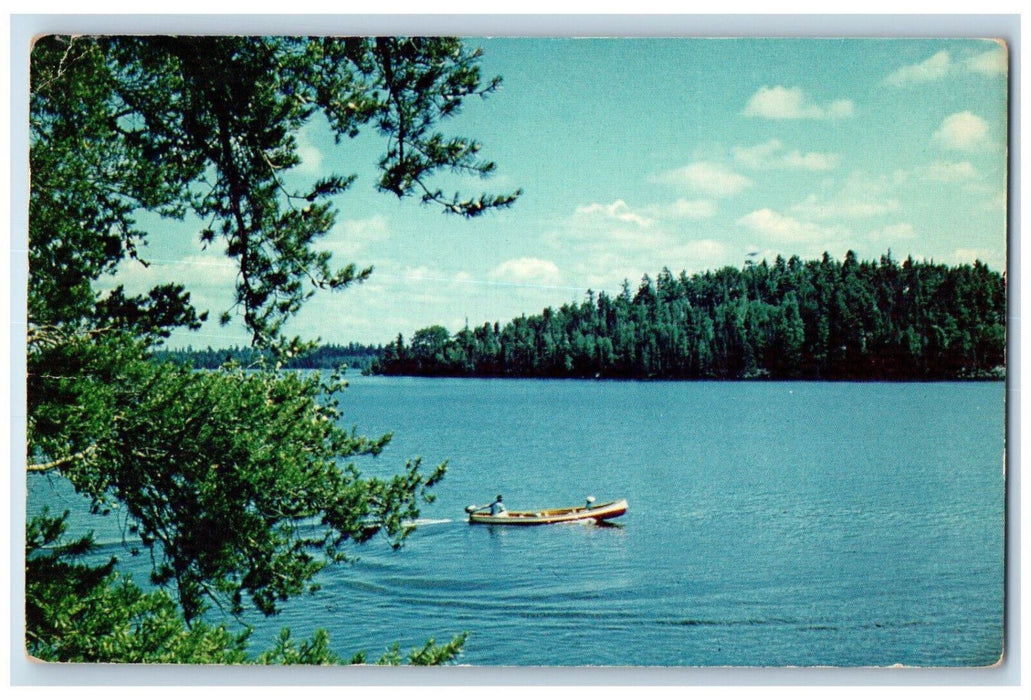 c1960's Northern Lake Greetings from Pembroke Ontario Canada Posted Postcard