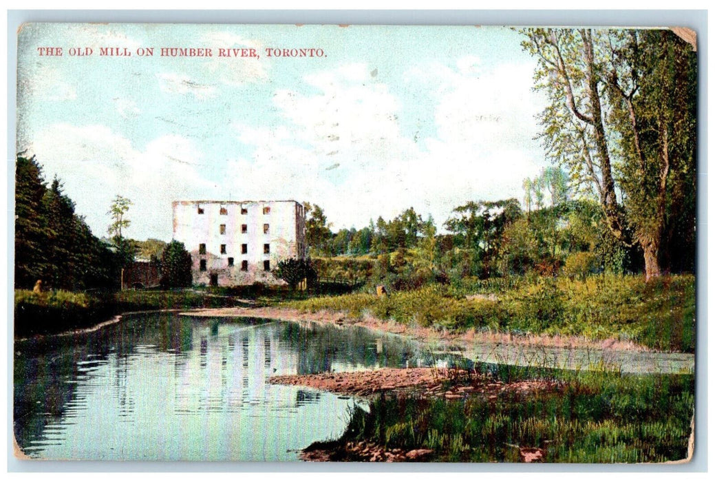 1906 The Old Mill on Toronto Ontario Canada Antique Posted Postcard