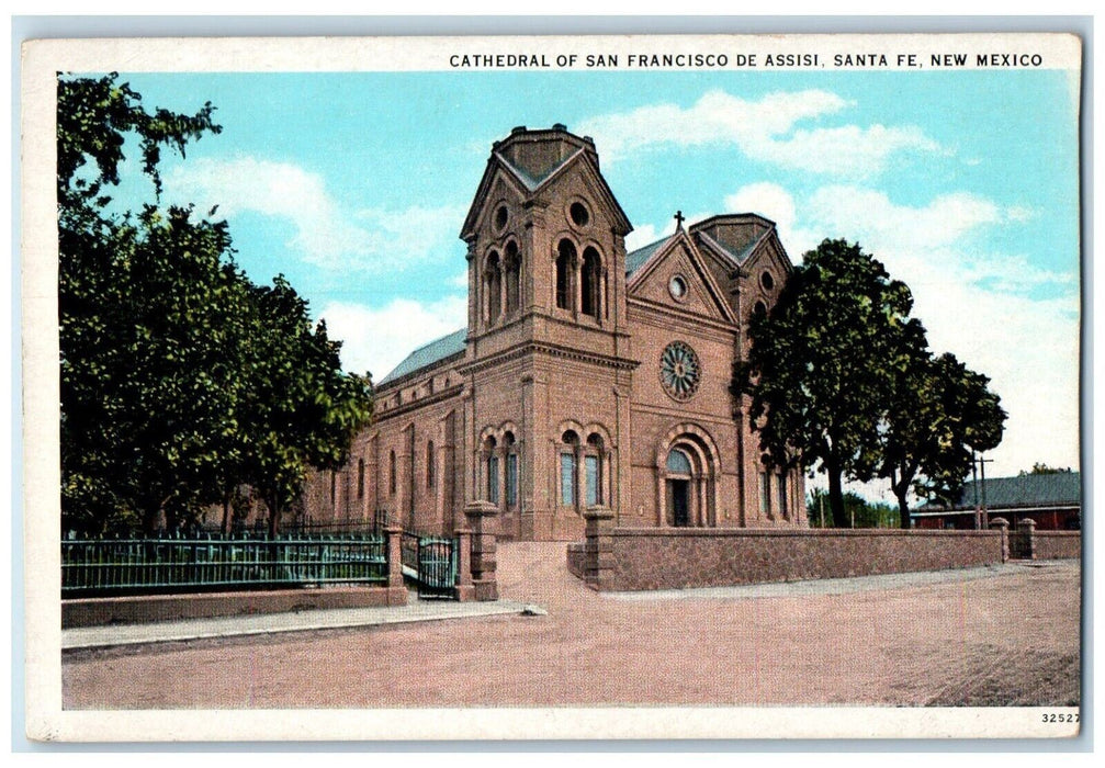 c1920 Cathedral San Francisco De Assisi Church Santa Fe New Mexico NM Postcard