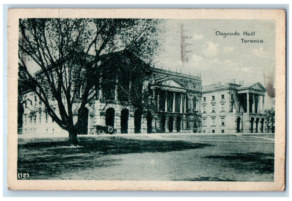 1928 Osgoode Hall Toronto Ontario Canada Photogelatine Engraving Postcard