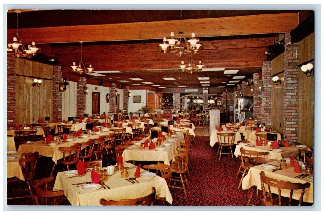 1960 Fredericks West Shore Road Restaurant Dining Warwick  Rhode Island Postcard