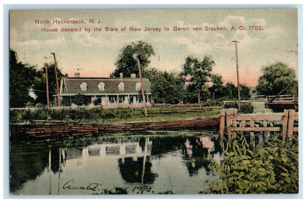 1910 House Donated State New Jersey Baron North Hackensack New Jersey Postcard