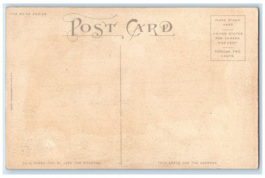 c1910's The Proposal Sweet Couple Romance Moon And Trees Antique Postcard