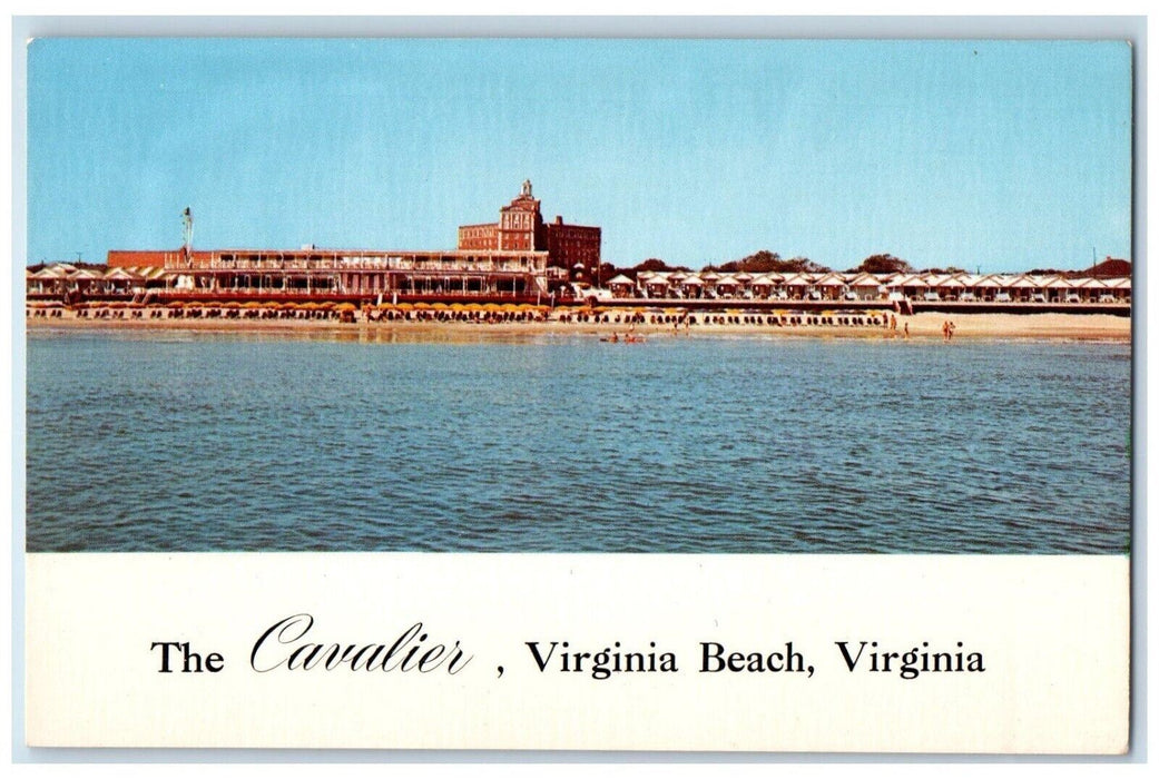 c1960 Cavalier Virginia Beach Seashore Cabana Club Aristocrat Virginia Postcard