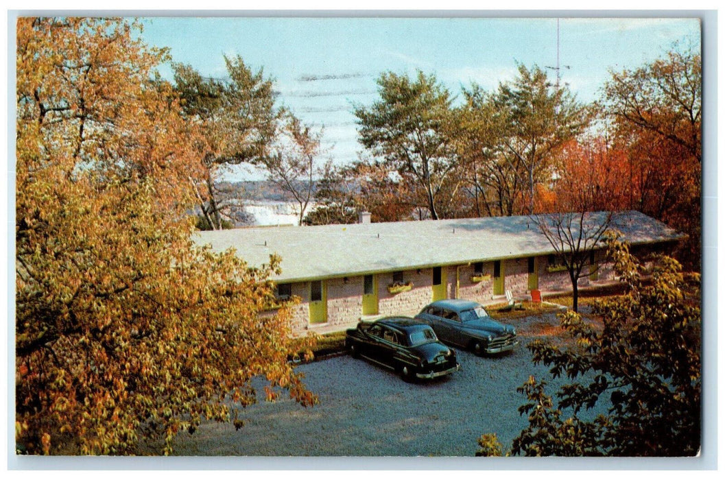 c1960's Honeymoon Cottages Motel and Cabin Court Niagara Falls Canada Postcard
