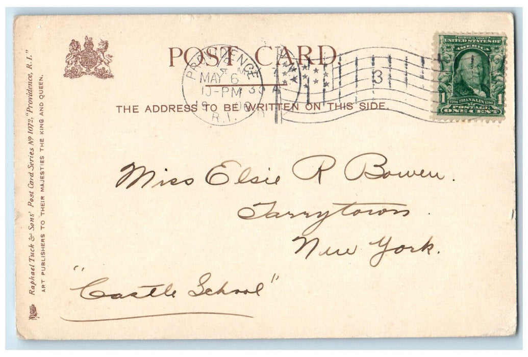 1906 Gates Roger Williams Park Providence Rhode Island RI Tuck Art Postcard