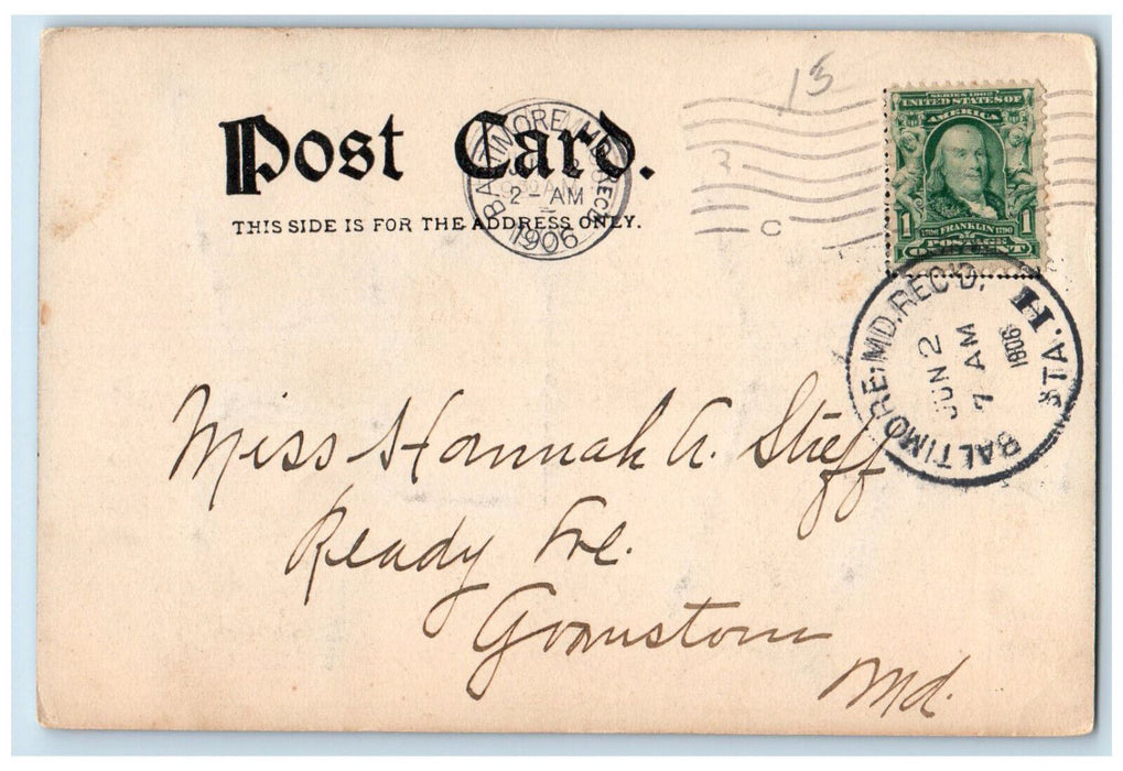 1906 View Of Marblehead Massachusetts MA Multiview Antique Posted Postcard