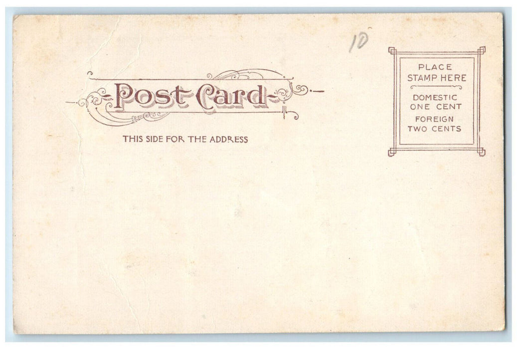 c1905 View Of Beth Eden Baptist Church Waltham Massachusetts MA Antique Postcard