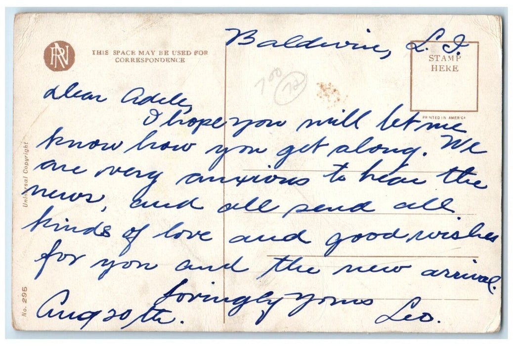 c1910's Mother And Baby A Good Little Rogue Philip Boileau Antique Postcard