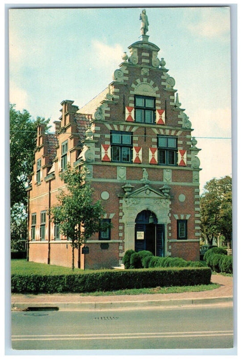c1960 Zwaanendael House Commemorates Dutch Settlement Lewes Delaware DE Postcard