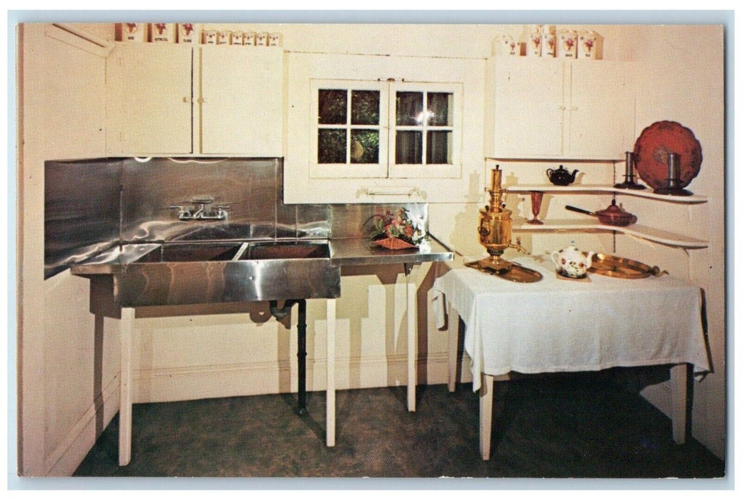 c1960 Butler Pantry Edison Home Interior Tea Pot Ft. Myers Florida FL Postcard