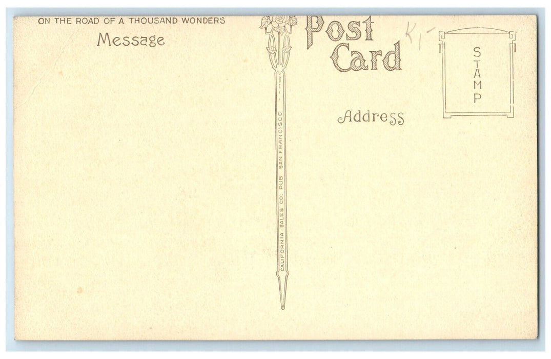 c1910 Mansion Pio Pico Spanish Governor Exterior Whittier California CA Postcard