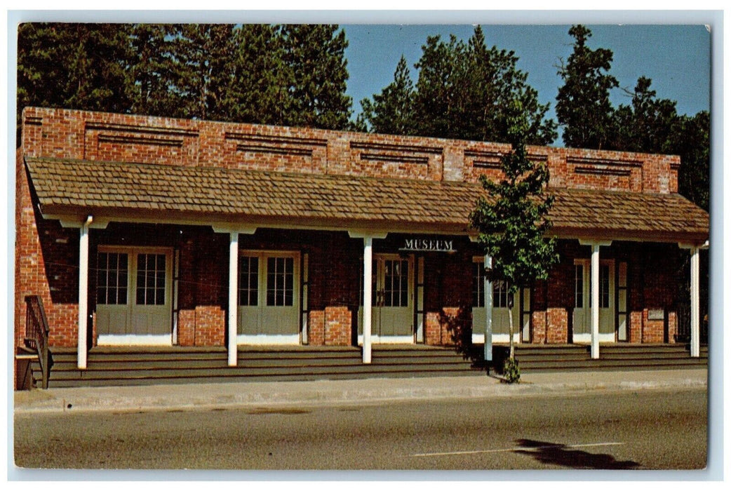 c1960 JJ Jake Jackson Memorial Museum Historical Park Weaverville CA Postcard