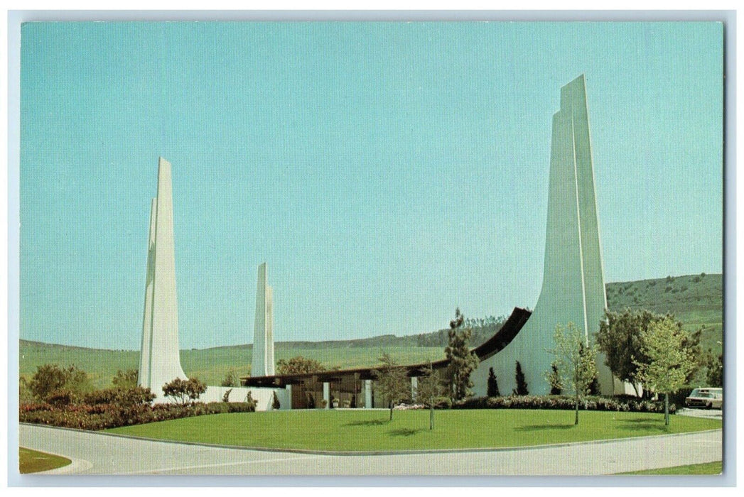 c1960 Memorial Chapel Rolling Hills Memorial Southlands California CA Postcard