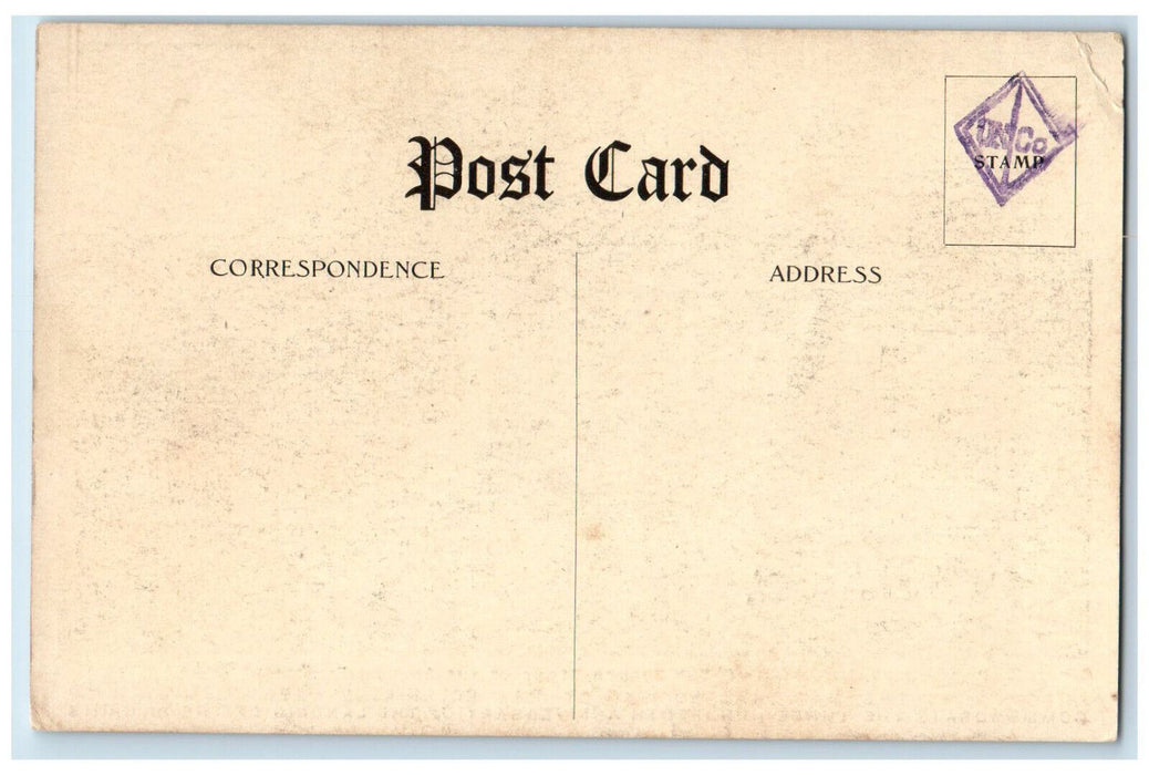1905 The Corner Stone of the Republic President Harding Plymouth Rock Postcard