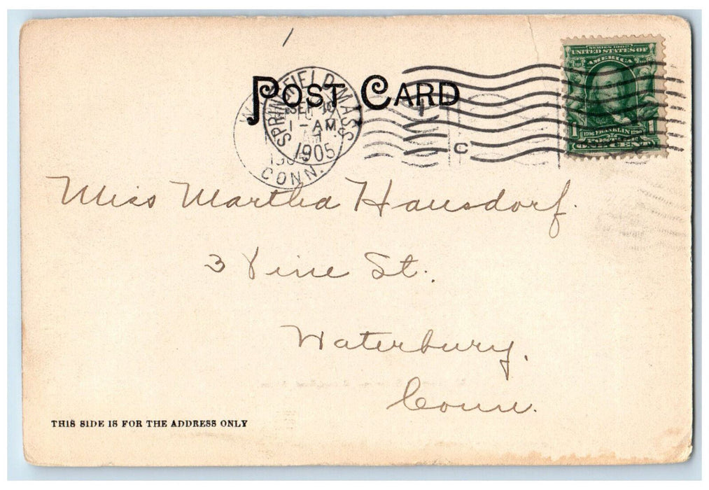 Museum Of Science Building Exterior Scene Springfield Massachusetts MA Postcard