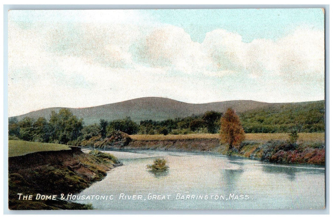 c1910 Housatonic River Great Barrington MA EP Hunt & Co. Antique Postcard