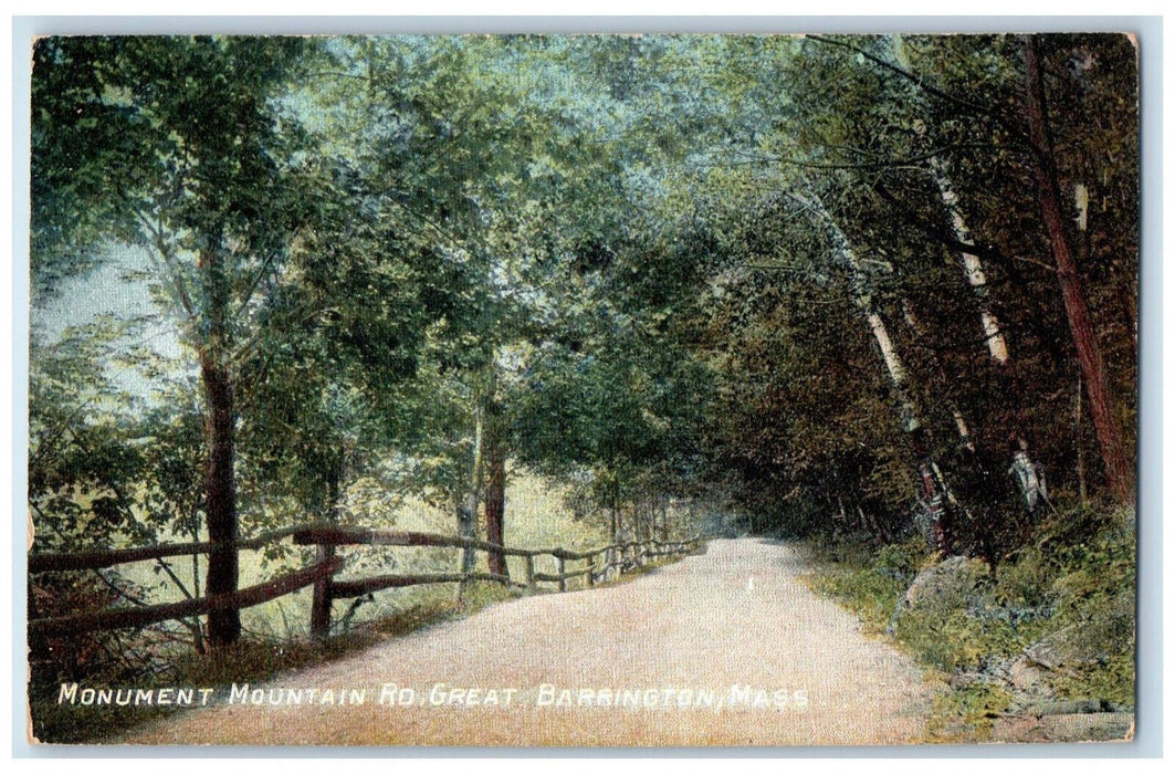 c1910 Monument Mountain Ro Great Barrington MA EP Hunt & Co. Postcard