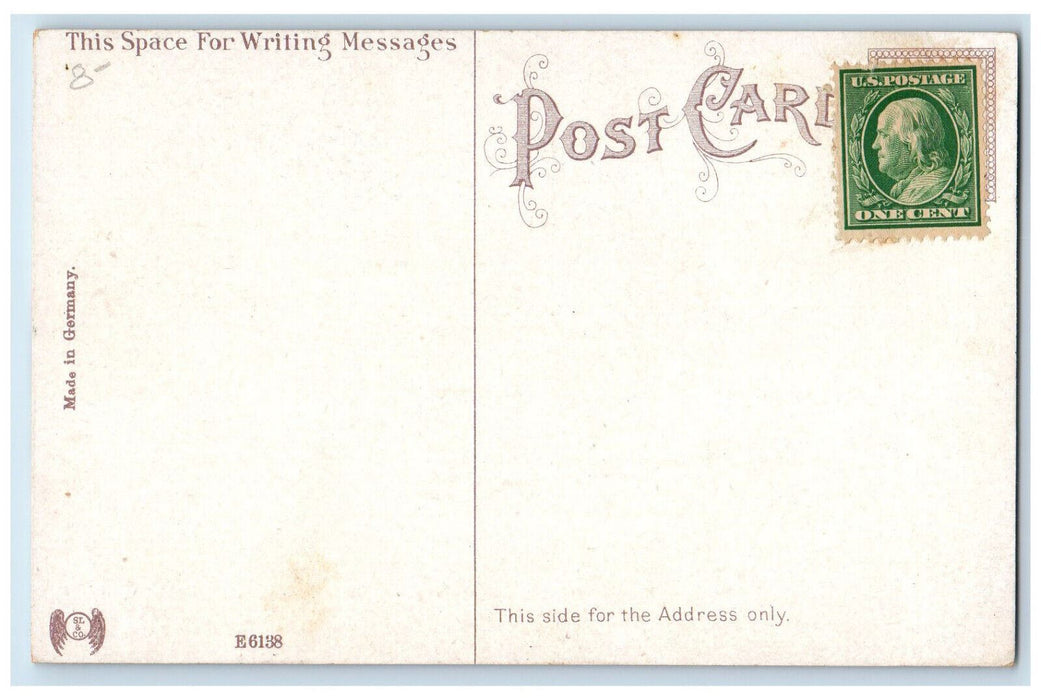 c1910 The Bridge Institute Park Worcester Massachusetts MA Antique Postcard