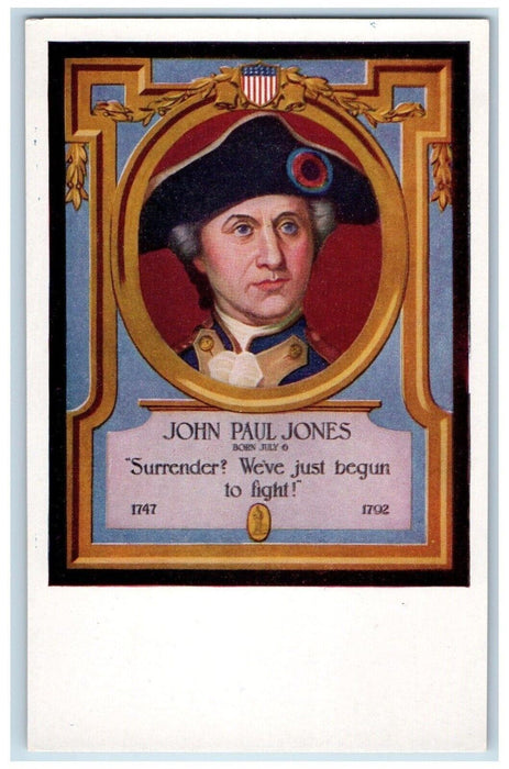 c1910's John Paul Jones Walk Over Shoes Advertising Brockton MA Antique Postcard