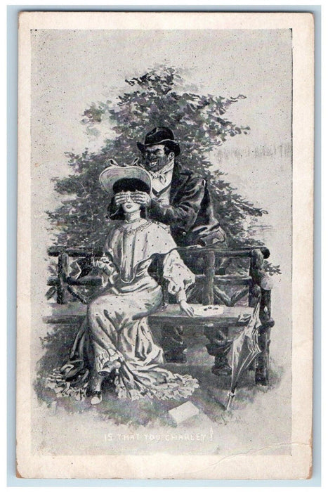 1906 Criminal Weird Romance Philadelphia Pennsylvania PA Antique Postcard