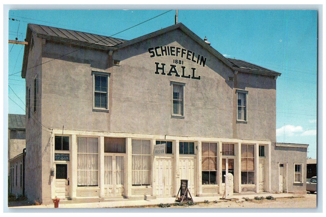 c1950's Schieffelin Hall Tombstone Arizona AZ Vintage Unposted Postcard