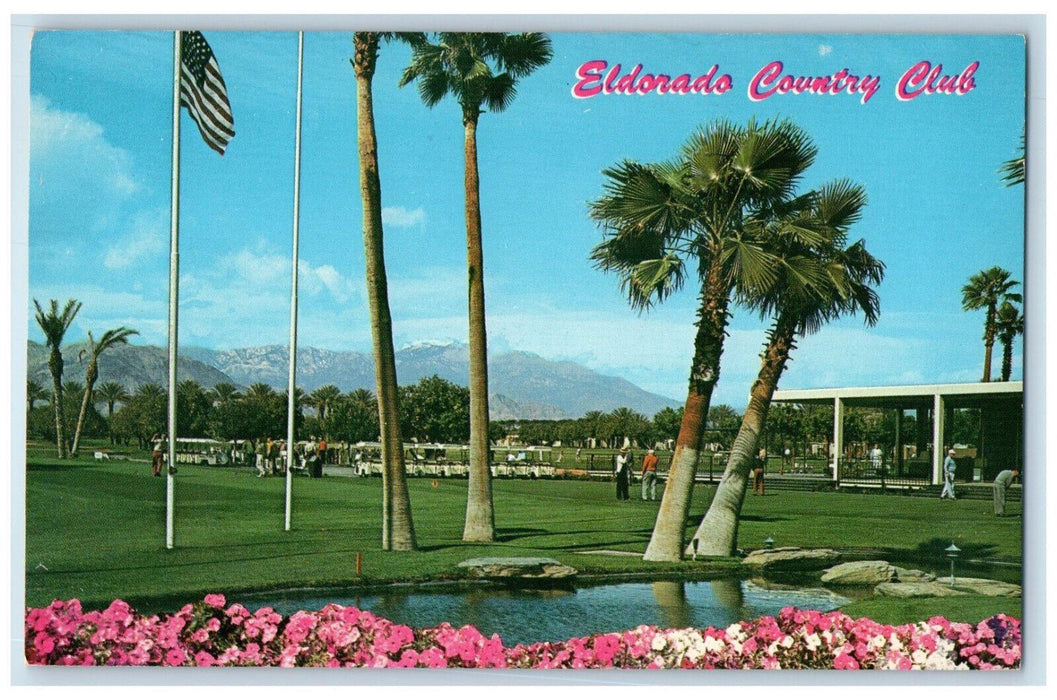 Eldorado Country Golf Club Trees View Palm Desert California CA Vintage Postcard