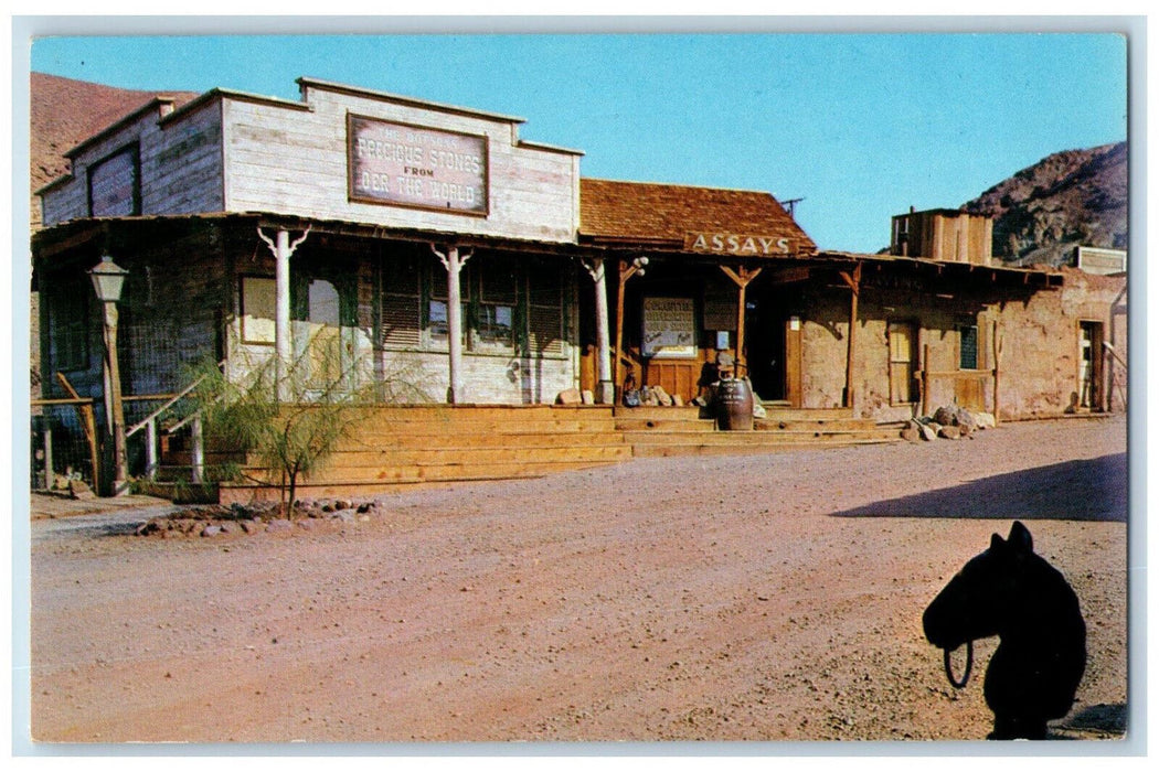 1968 Calico Ghost Town Rock And Gem Shop Barstow California CA Vintage Postcard