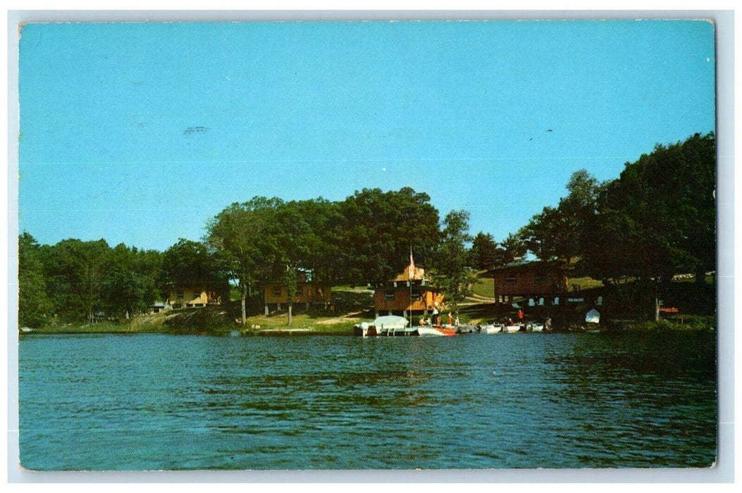 1967 Crest View Acres Wellesley Island St. Lawrence Alexandria Bay NY Postcard