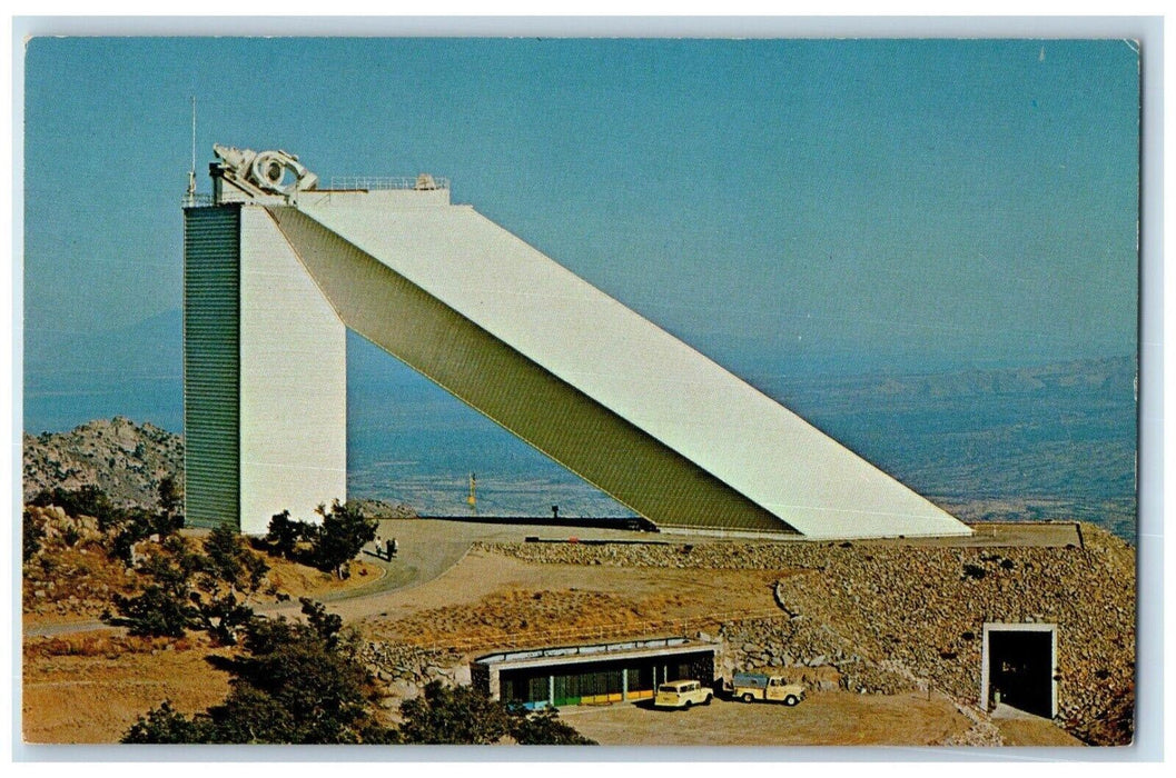 c1960 Largest Solar Telescope Exterior Building Sun Kitt Peak Arizona Postcard