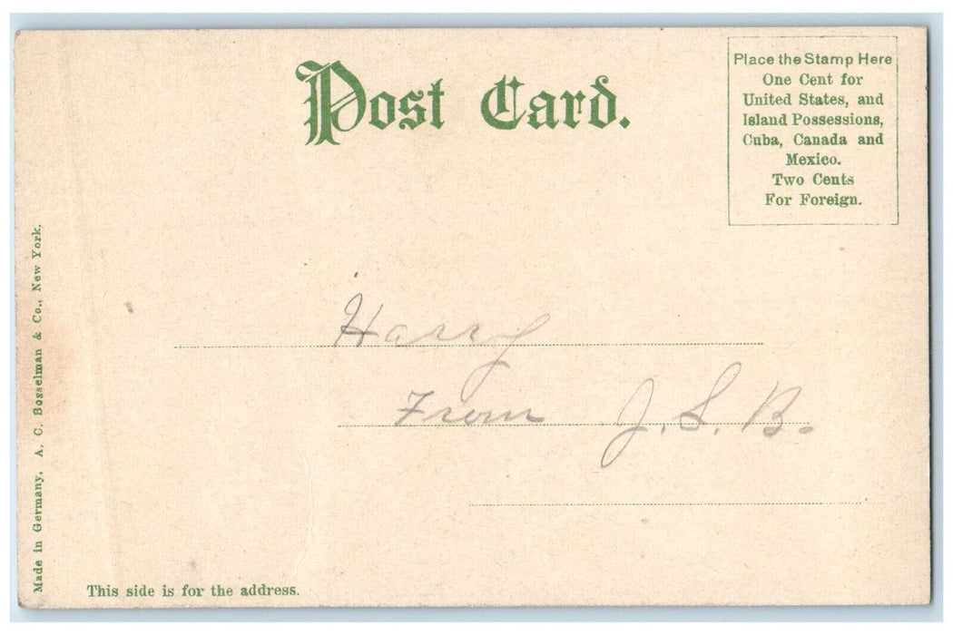 c1905 The Masonic Temple Philadelphia Pennsylvania PA Antique Posted Postcard