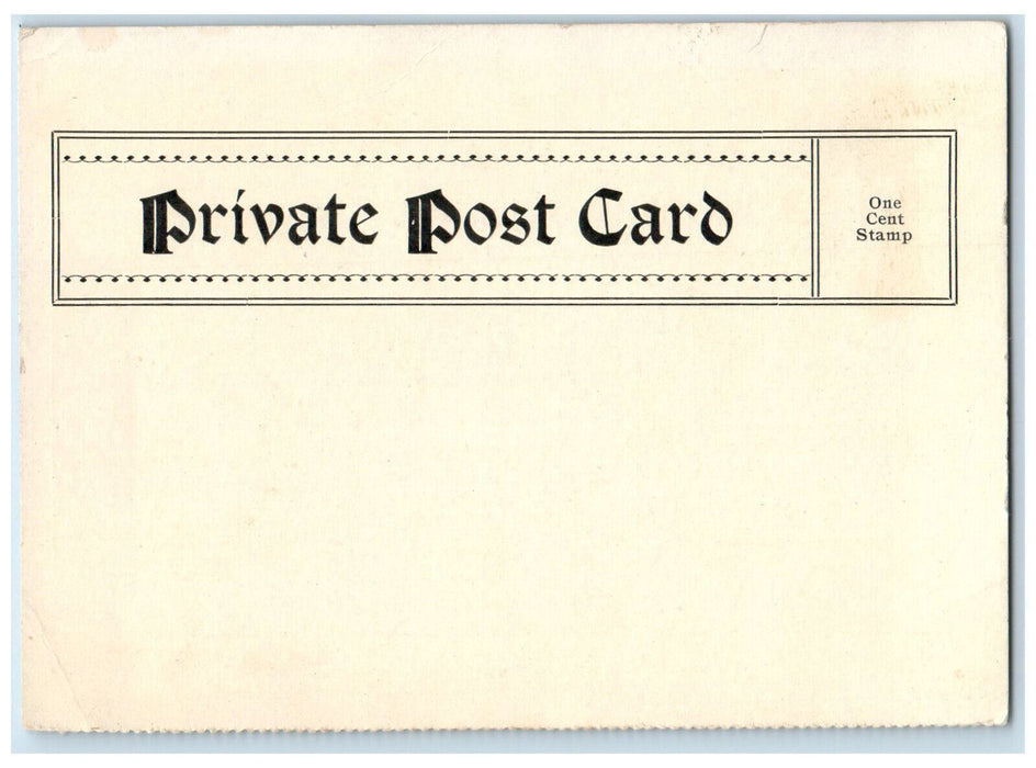 c1905 The Reed Erie Pennsylvania PA Antique Unposted Conrad Klein Postcard