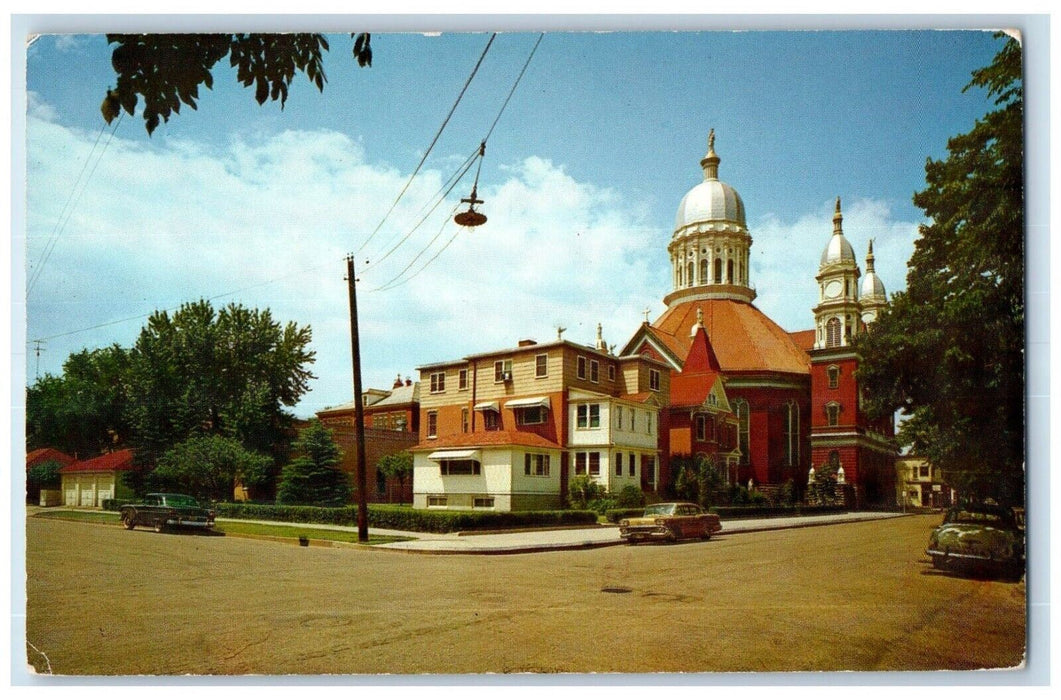 c1960 St. Stanislaus Church Oldest Catholic Parish Carmona Winona Minn Postcard